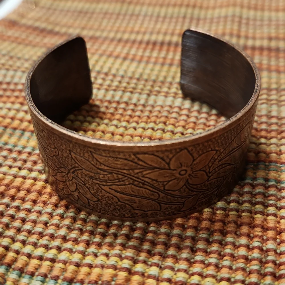 Copper Color Cuff Bracelet